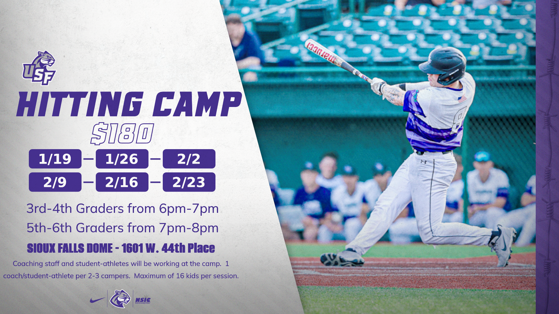 Hitting Camp informational graphic